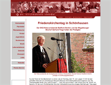 Tablet Screenshot of kirchenkreis-stendal.de